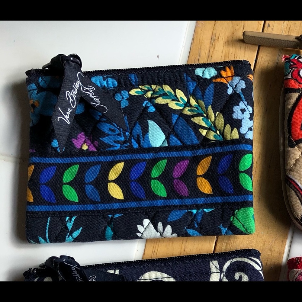 Vera Bradley midnight blues change purse. Excellent condition.